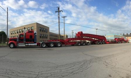 NAF ships second of three ultra large open die rings to customer in the Midwest